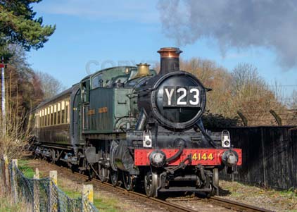 Purchase photo of 4144 2-6-2T at Didcot