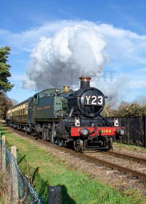Purchase photo of 4144 2-6-2T at Didcot