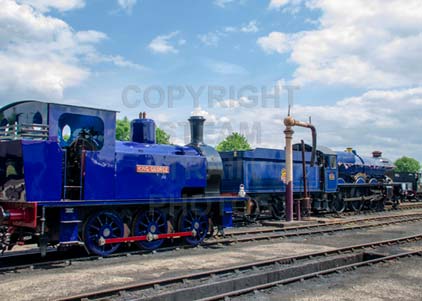 Purchase photo of The Blue Engines at Didcot