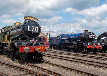 Purchase photo of 4079 PENDENNIS CASTLE &  6023 KING EDWARD II at Didcot