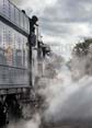 Photograph of Steam Images - Steam and Sun at Didcot on 03/11/18