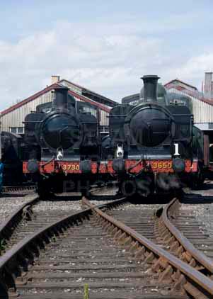 Purchase photo of 3650 0-6-0PT &  3738 0-6-0PT at Didcot