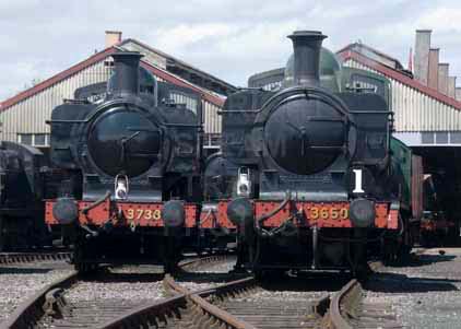 Purchase photo of 3650 0-6-0PT &  3738 0-6-0PT at Didcot