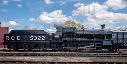 Purchase posters of 5322 2-6-0 Tender Locomotive
