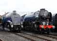 Photograph of SIR NIGEL GRESLEY - 60007 SIR NIGEL GRESLEY &  60163 TORNADO at Didcot on 05/04/14
