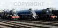 Poster ofSIR NIGEL GRESLEY - 6023 KING EDWARD II,  60007 SIR NIGEL GRESLEY &  60163 TORNADO at Didcot on 05/04/14