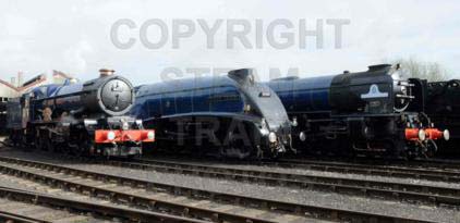 Purchase posters of 6023 KING EDWARD II,  60007 SIR NIGEL GRESLEY &amp;  60163 TORNADO