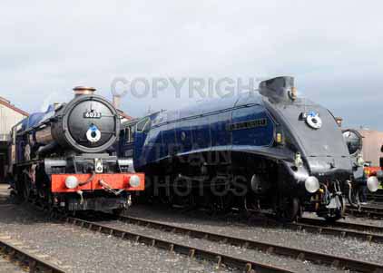 Purchase photo of 6023 KING EDWARD II &  60007 SIR NIGEL GRESLEY at Didcot