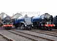 Photograph of SIR NIGEL GRESLEY - 6023 KING EDWARD II,  60163 TORNADO &  60007 SIR NIGEL GRESLEY at Didcot on 05/04/14