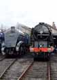 Photograph of SIR NIGEL GRESLEY - 60007 SIR NIGEL GRESLEY &  60163 TORNADO at Didcot on 05/04/14
