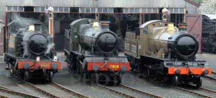 Purchase posters of 5521 2-6-2T,  5322 2-6-0 Tender Locomotive &amp;  7808 COOKHAM MANOR