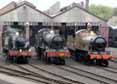 Photograph of COOKHAM MANOR - 5521 2-6-2T,  5322 2-6-0 Tender Locomotive &  7808 COOKHAM MANOR at Didcot on 05/05/10