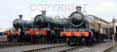 Poster ofCOOKHAM MANOR - 5521 2-6-2T,  7808 COOKHAM MANOR &  5322 2-6-0 Tender Locomotive at Didcot on 05/05/10