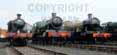 Poster ofCOOKHAM MANOR - 5521 2-6-2T,  7808 COOKHAM MANOR &  5322 2-6-0 Tender Locomotive at Didcot on 05/05/10
