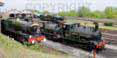 Poster ofSteam Images - Waiting In The Sun at Didcot on 05/05/10