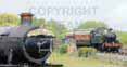 Poster ofSteam Images - The Great Western Line at Didcot on 05/05/10