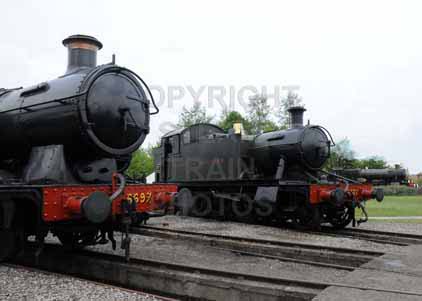 Purchase photo of 6697 0-6-2T &  6106 2-6-2T at Didcot