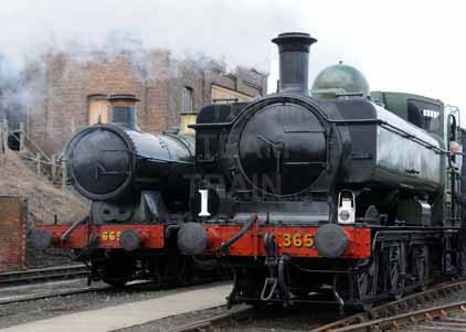 Purchase photo of 3650 0-6-0PT &  6697 0-6-2T at Didcot