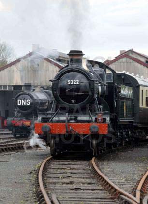 Purchase posters of 5322 2-6-0 Tender Locomotive