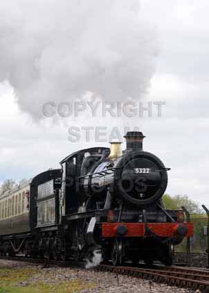 Purchase photo of 5322 2-6-0 Tender Locomotive at Didcot