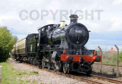 Purchase posters of 5322 2-6-0 Tender Locomotive