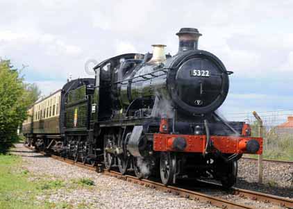 Purchase photo of 5322 2-6-0 Tender Locomotive at Didcot