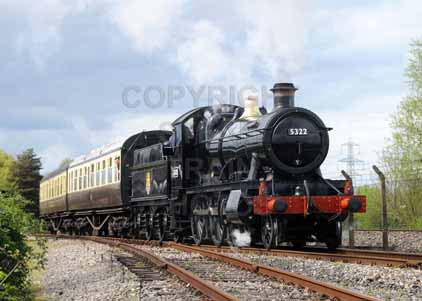 Purchase photo of 5322 2-6-0 Tender Locomotive at Didcot