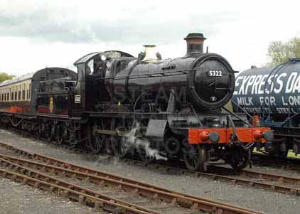 Purchase photo of 5322 2-6-0 Tender Locomotive at Didcot