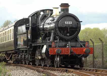 Purchase photo of 5322 2-6-0 Tender Locomotive at Didcot