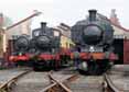 Photograph of 0-4-2T - 6023 KING EDWARD II,  3650 0-6-0PT &  1466 0-4-2T at Didcot on 05/05/14