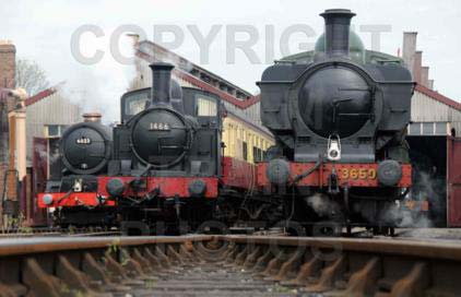 Purchase posters of 1466 0-4-2T &amp;  3650 0-6-0PT