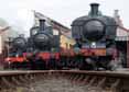 Photograph of 0-4-2T - 1466 0-4-2T &  3650 0-6-0PT at Didcot on 05/05/14