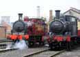 Photograph of MET LOCO NO.1 - 1466 0-4-2T &  MET1 MET LOCO NO.1 at Didcot on 05/05/14