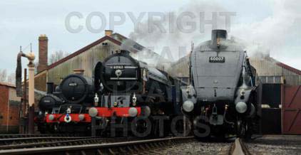 Purchase posters of 60163 TORNADO &amp;  60007 SIR NIGEL GRESLEY