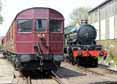 Photograph of EARL BATHURST - 93 Steam Railmotor &  5051 EARL BATHURST at Didcot on 06/05/13
