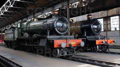 Purchase posters of 7808 COOKHAM MANOR &amp;  5322 2-6-0 Tender Locomotive