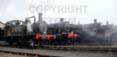 Poster of0-4-2T - 1450 0-4-2T &  7827 LYDHAM MANOR at Didcot on 07/05/10