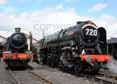Photograph of BRITANNIA - 6998 BURTON AGNES HALL &  70000 BRITANNIA at Didcot on 08/08/12