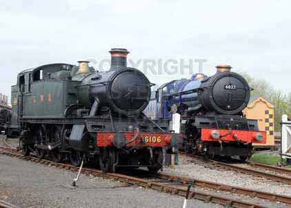 Purchase photo of 6106 2-6-2T &  6023 KING EDWARD II at Didcot