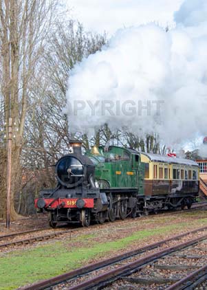 Purchase photo of 5199 2-6-2T at Didcot