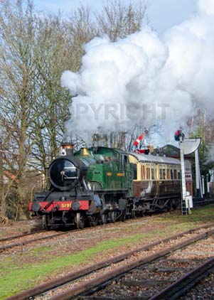 Purchase photo of 5199 2-6-2T at Didcot