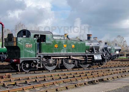 Purchase photo of 4144 2-6-2T at Didcot