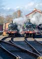 Photograph of 2-6-2T - 4144 2-6-2T &  5199 2-6-2T at Didcot on 11/02/24