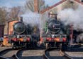 Photograph of 2-6-2T - 4144 2-6-2T &  5199 2-6-2T at Didcot on 11/02/24