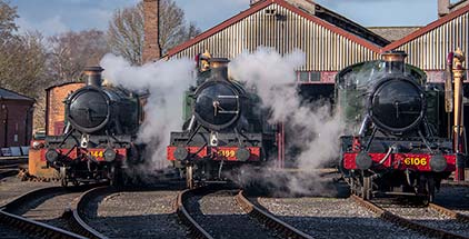 Purchase posters of 4144 2-6-2T,  5199 2-6-2T &amp;  6106 2-6-2T