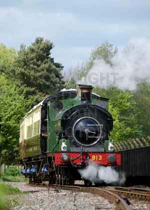Purchase photo of 813 0-6-0 at Didcot