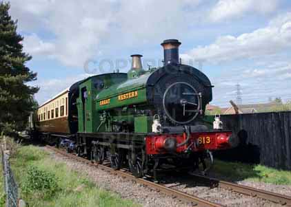 Purchase photo of 813 0-6-0 at Didcot