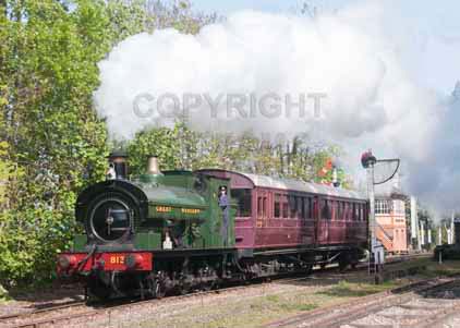 Purchase photo of 813 0-6-0 at Didcot