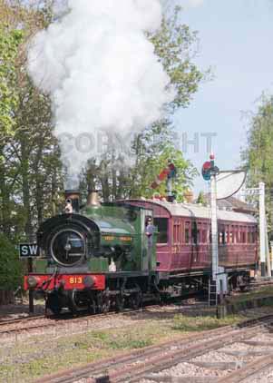 Purchase photo of 813 0-6-0 at Didcot