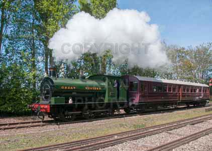 Purchase photo of 813 0-6-0 at Didcot
